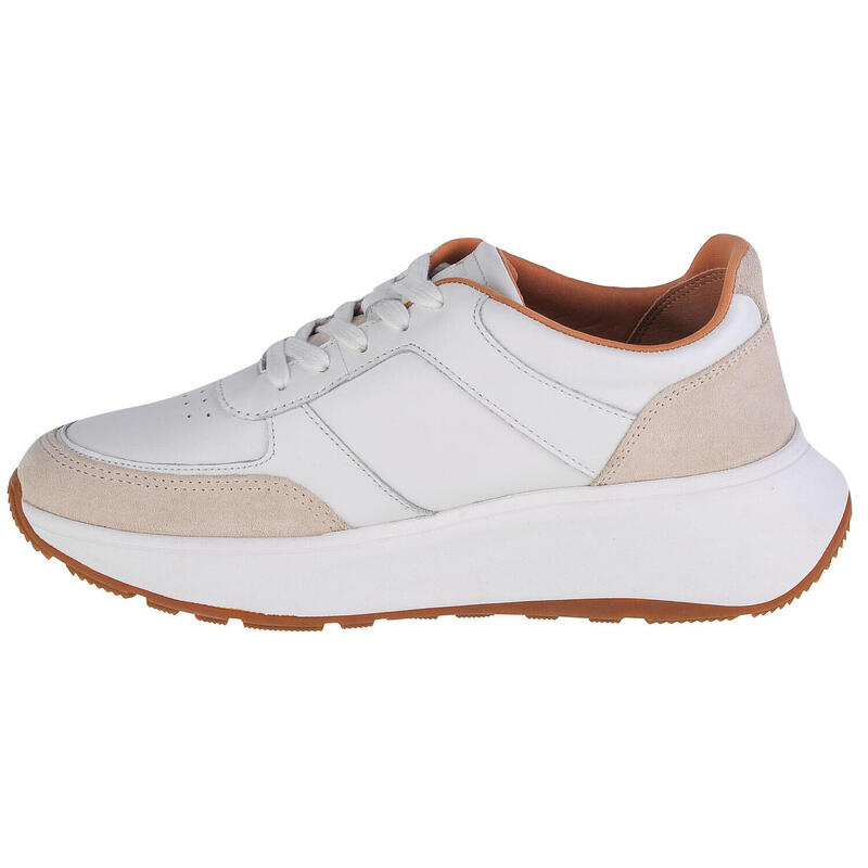FITFLOP F-Mode Suede/Leren Sneakers  URBAN WIT 36