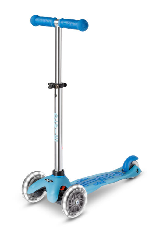 Patinete Scooter 3 Ruedas Micro Mini Deluxe LED Glow azul 1/7