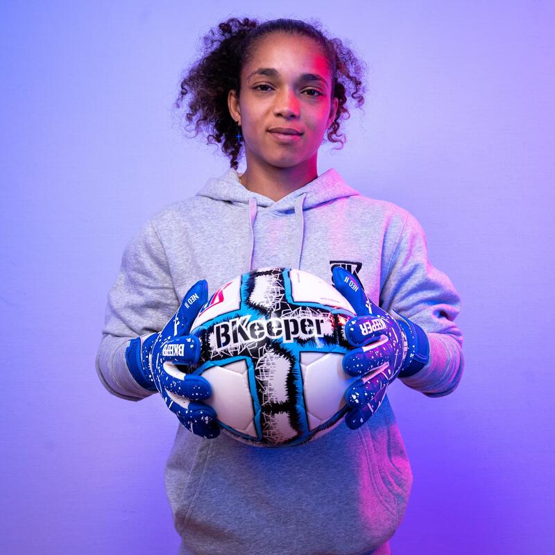 Gants de gardien de football adulte Neo I Blue Pluie