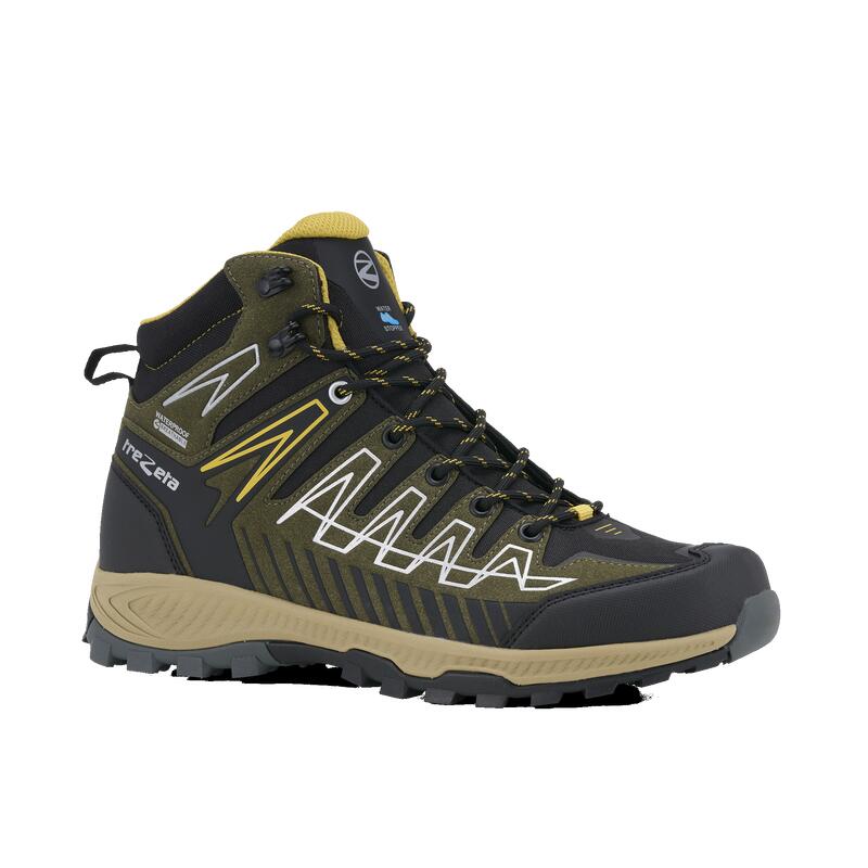 Scarpe Trekking Uomo THUNDER MID WP OLIVE - YELLOW