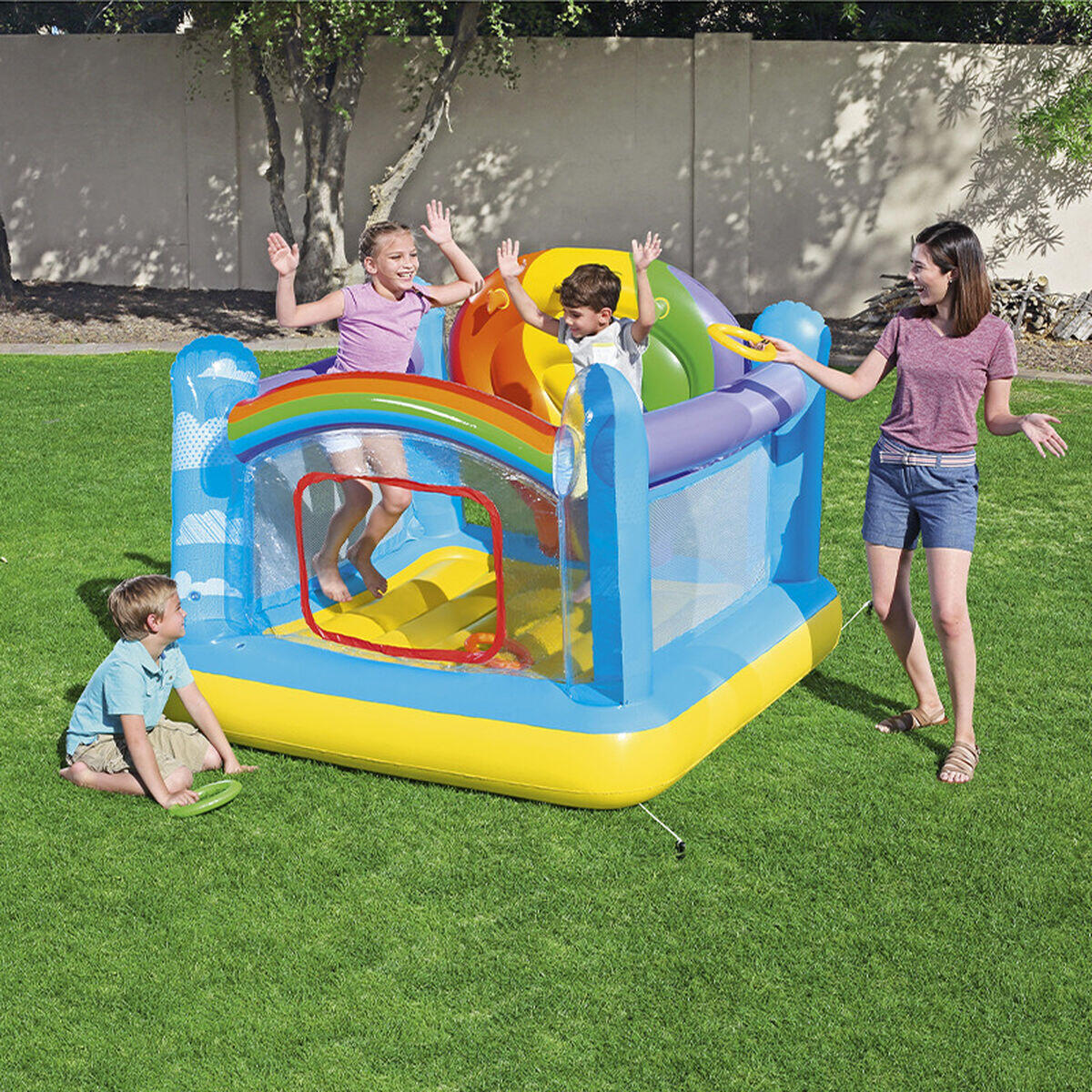 Castillo hinchable Bestway Arcoíris 3/6