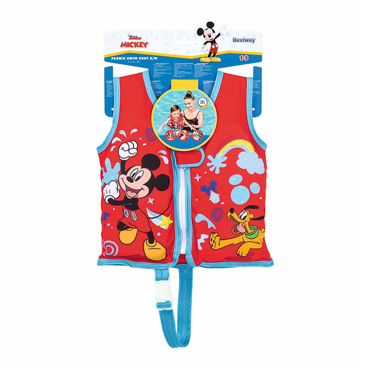 Plavecká vesta s pěnovou výplní malá Bestway Mickey 2/7