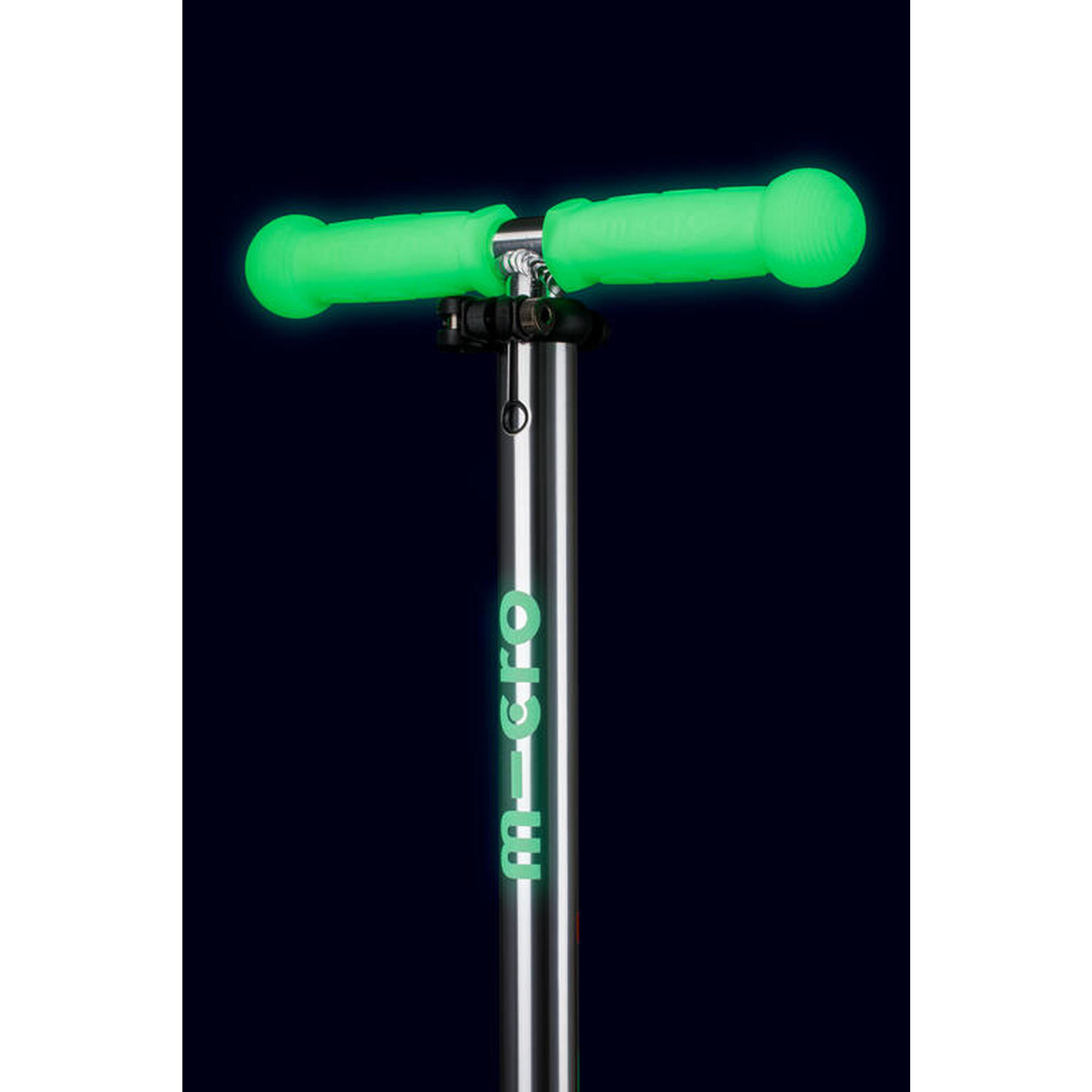 Patinete Scooter 3 Ruedas Micro Mini Deluxe LED Glow verde lima