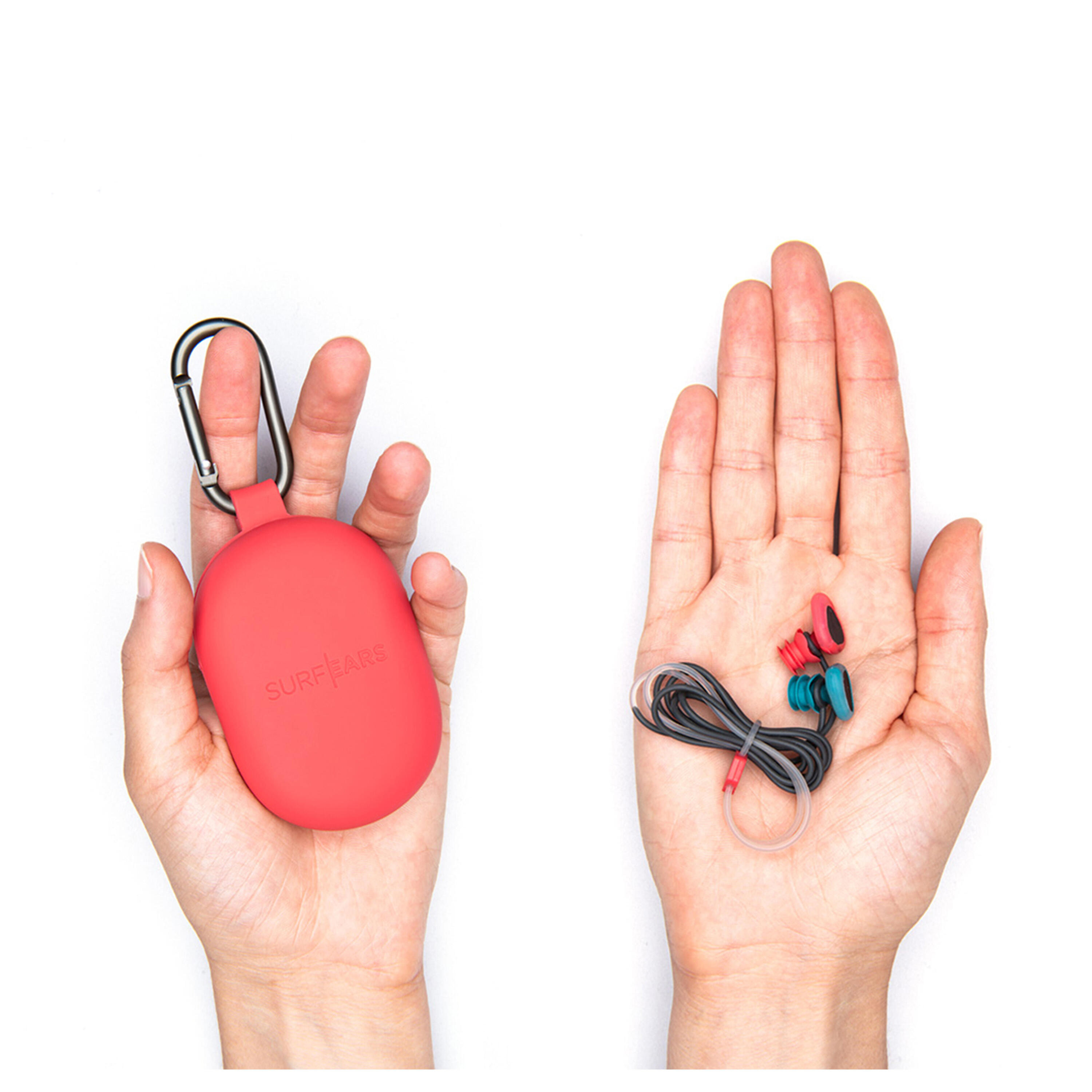 Hörfähiges Ohrstöpsel-Set zum Schwimmen mit Membrane für Damen und Jugendliche 3/4