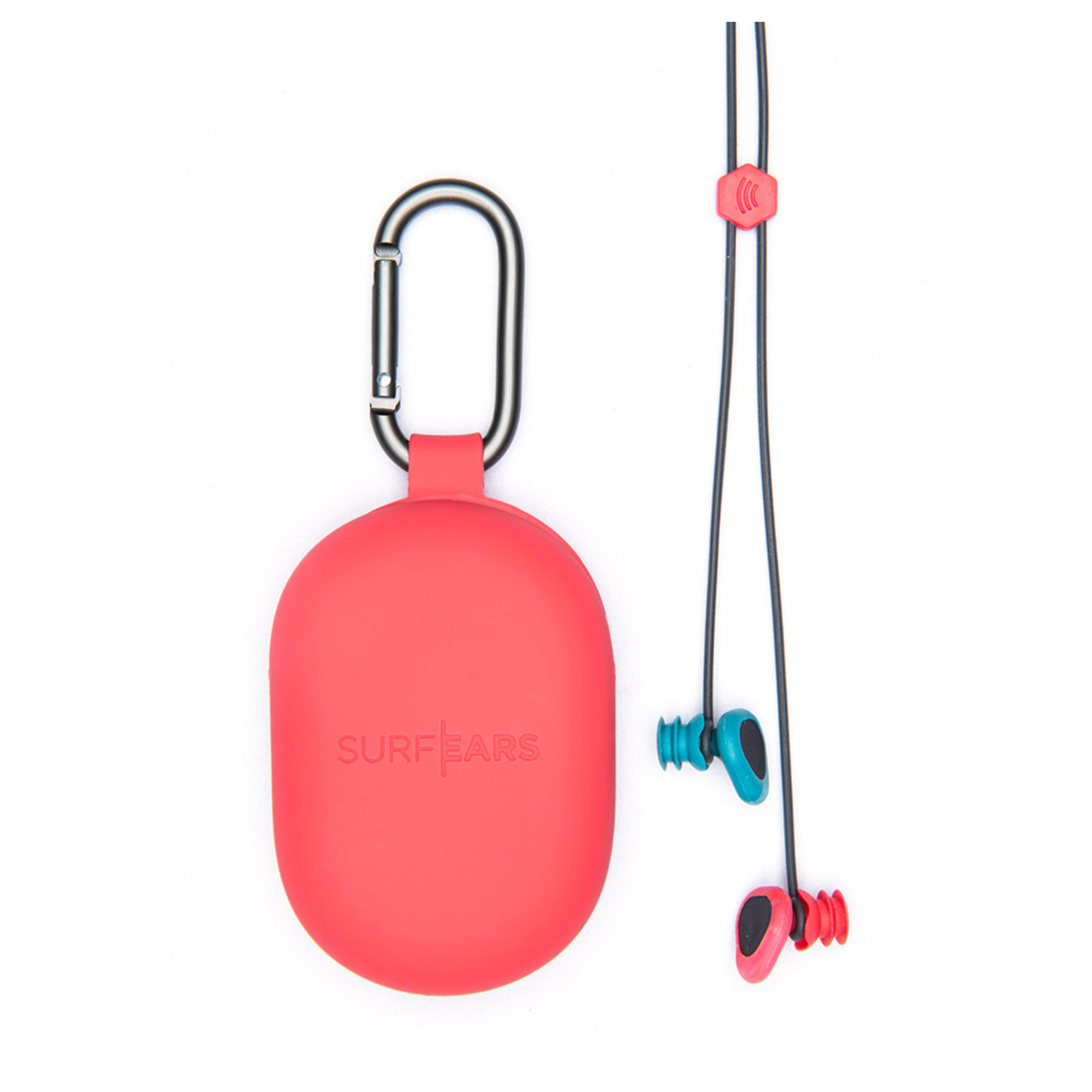 SURF EARS Hörfähiges Ohrstöpsel-Set zum Schwimmen mit Membrane für Damen und Jugendliche