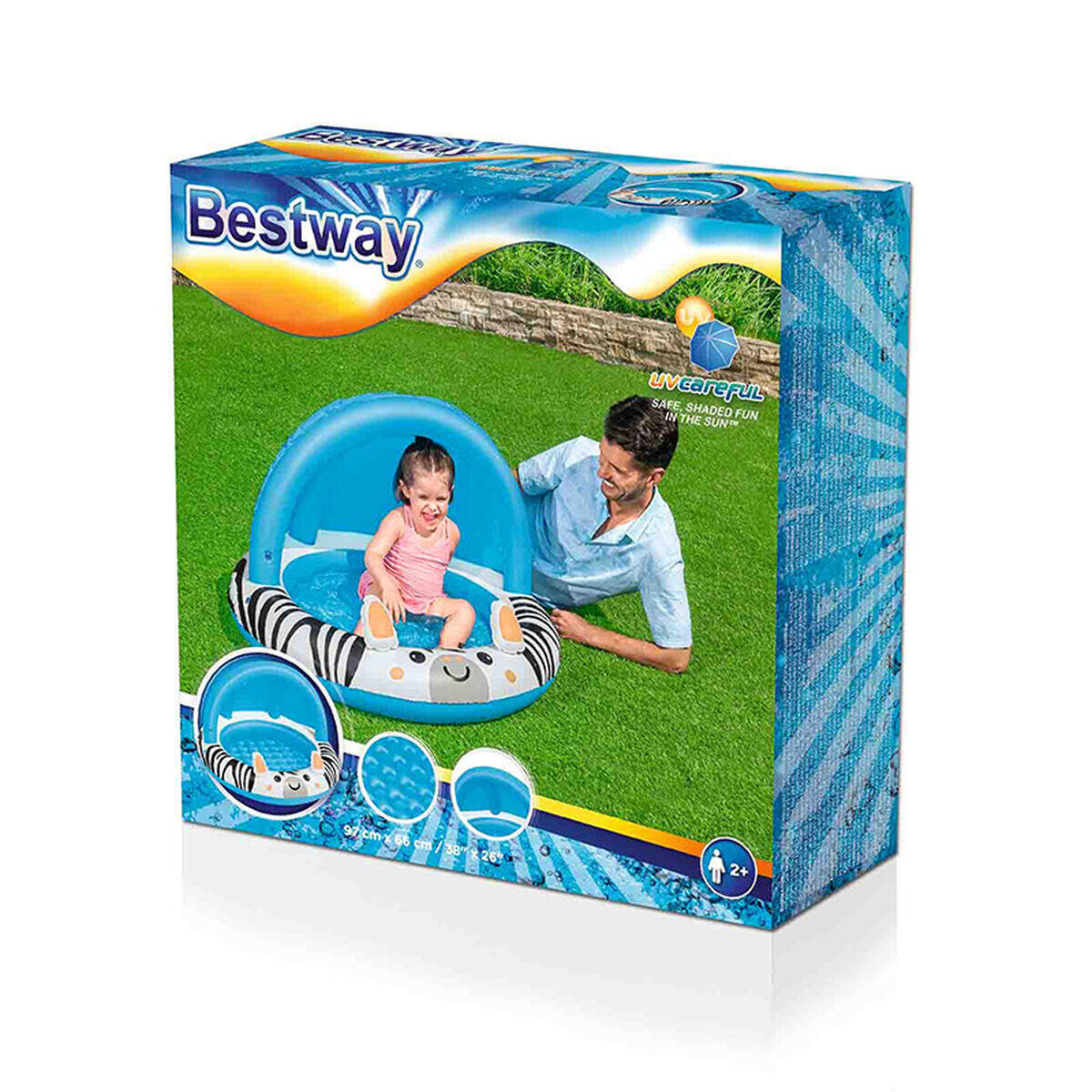 Inflatable Paddling Pool for Children Bestway + 2 Years 2/5