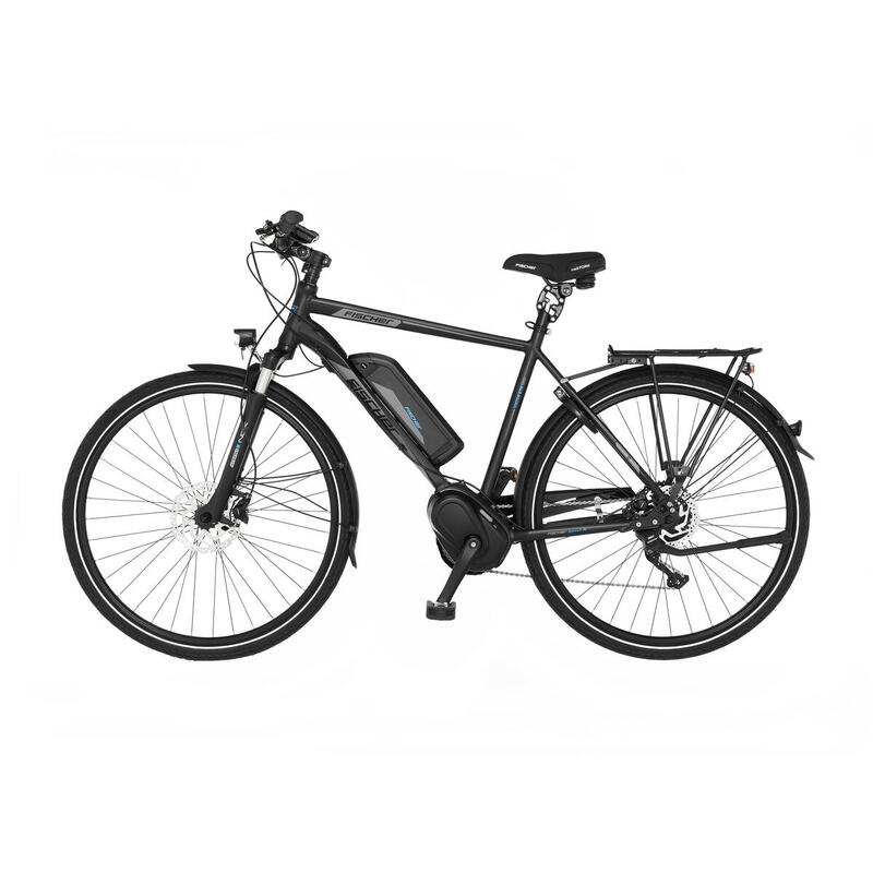 FISCHER Herren Trekking E-Bike VIATOR ETH 1861 schwarz 28 Zoll RH 50 cm 557 Wh