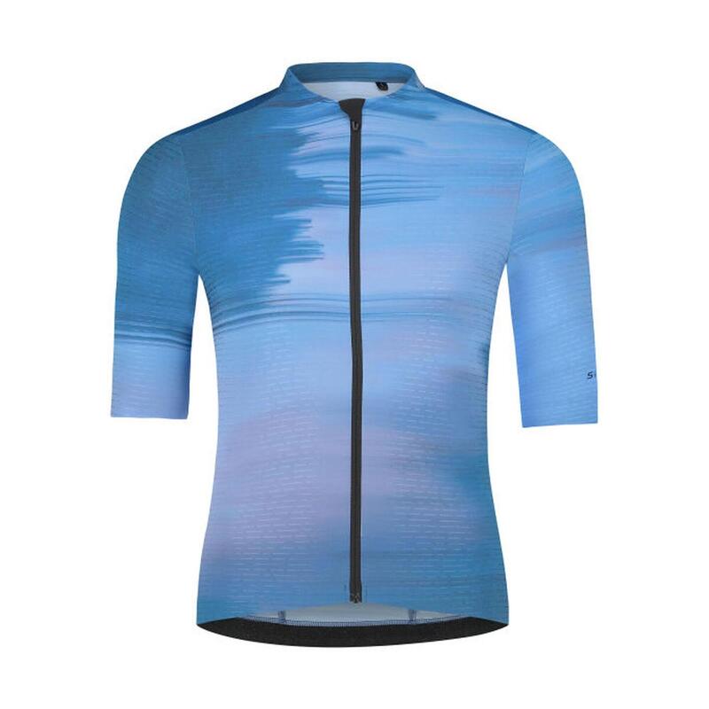 SHIMANO S-PHYRE FLASH Korte Mouwen Jersey S24, Aurora Blauw