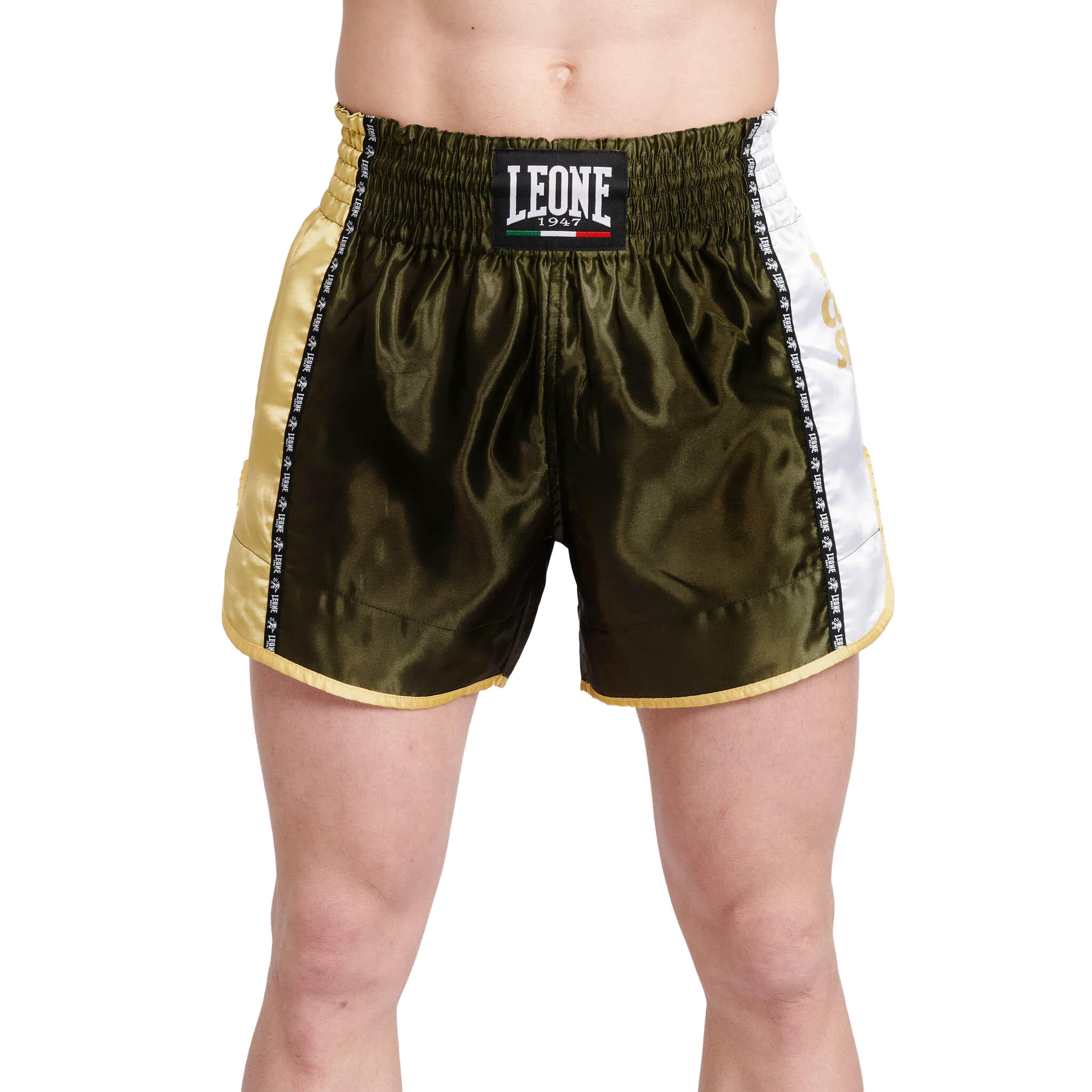 LEONE 1947 Calções Adultos Short Kick Boxing Muay Thai Leone 1947 TRAINING verde