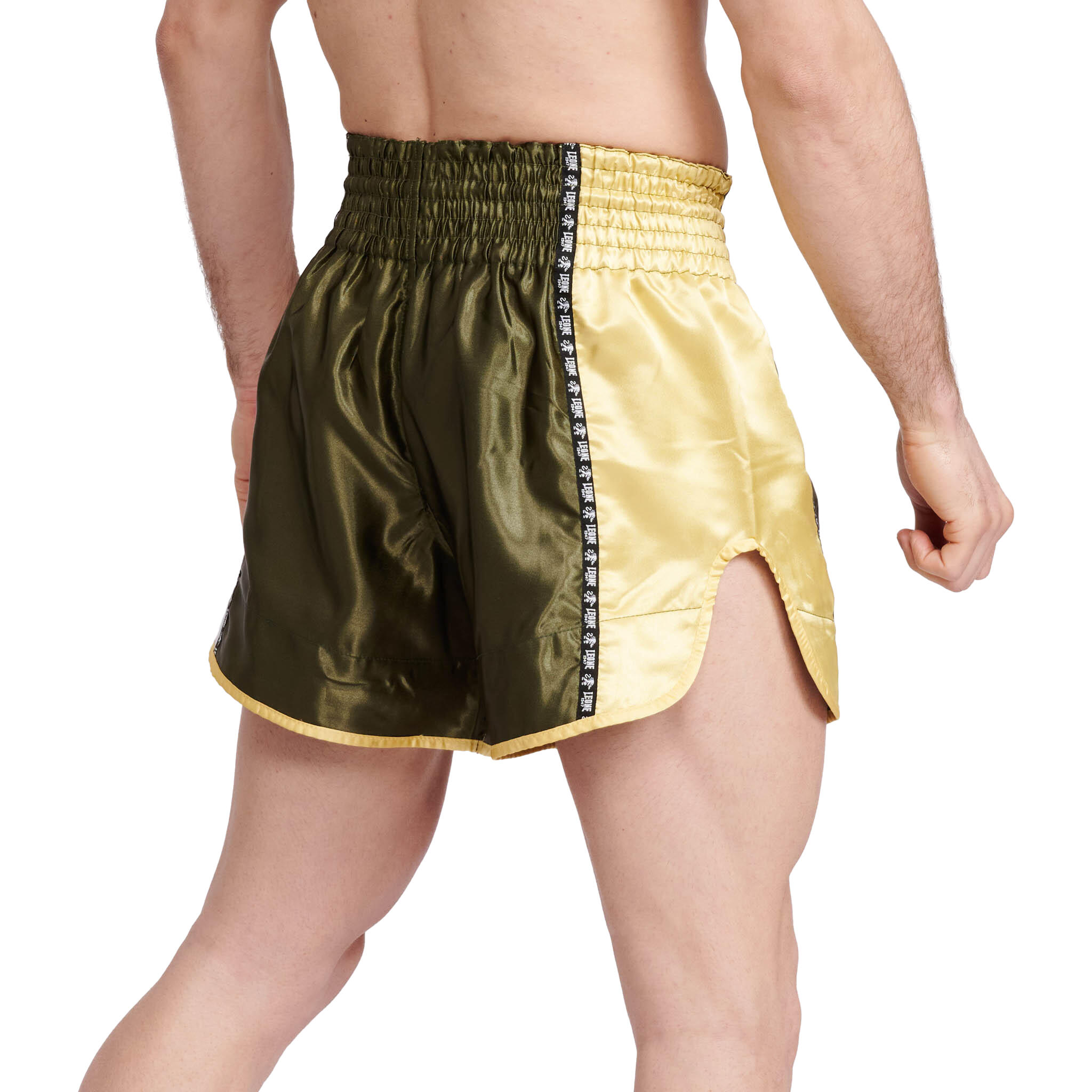 Leone1947 Pantalón Kick & Thai TRAINING verde L 3/7