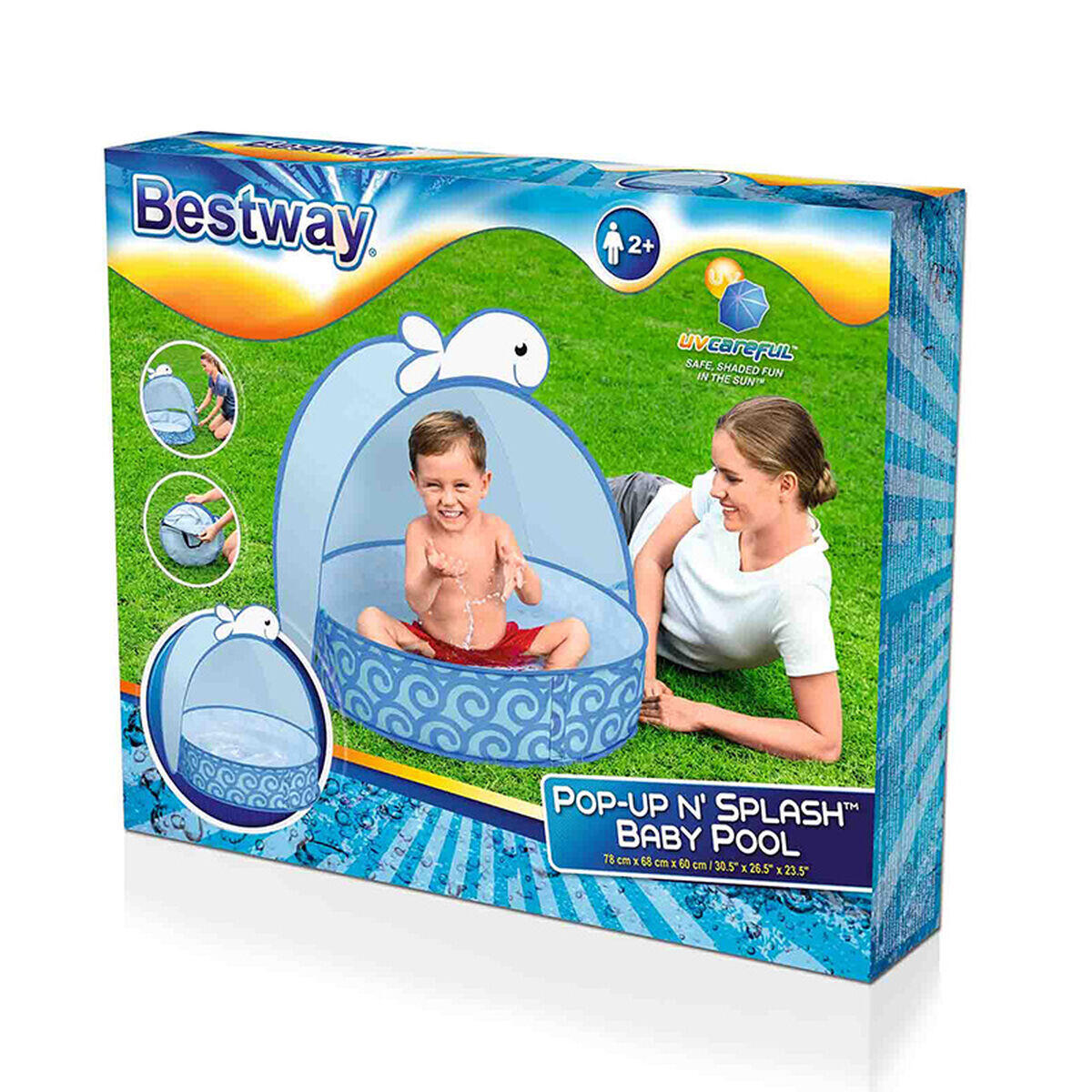 Pataugeoire gonflable pour enfants Bestway + 2 Ans 4/5