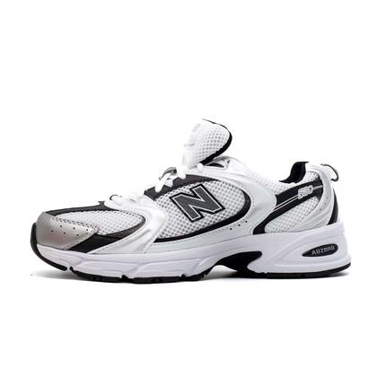 New Balance 530 White Silver Metallic Black
