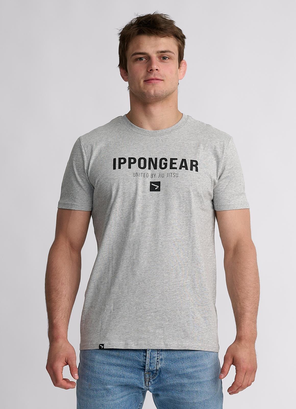 Tricou Ippon Gear Claim BJJ Gri