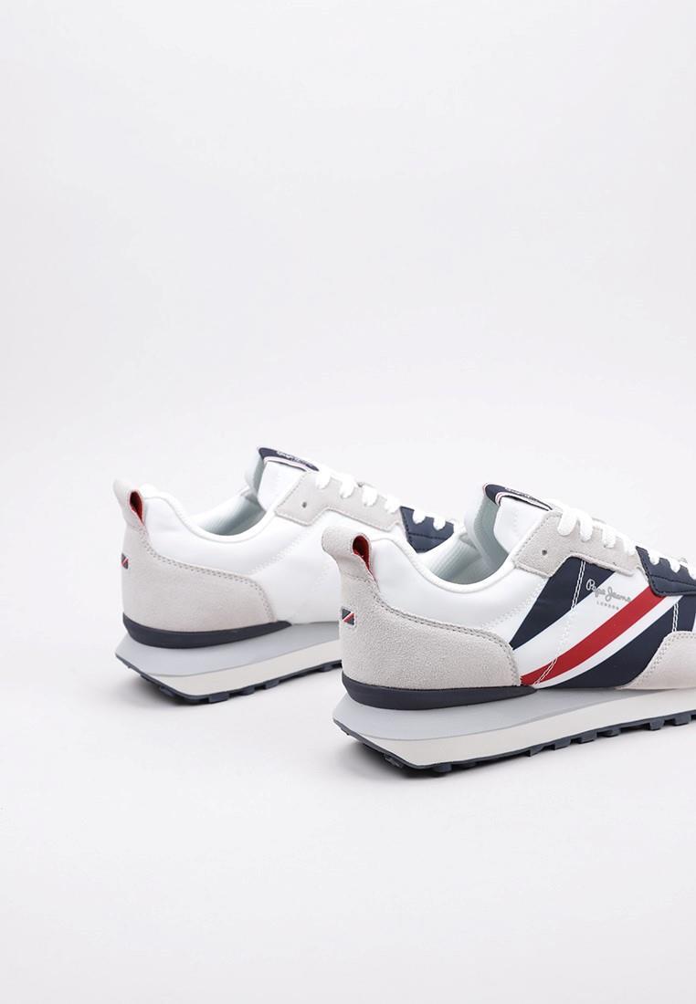 Zapatillas deportivas Hombre PEPE JEANS FOSTER MAN PRINT SS23 Blanco 5/5