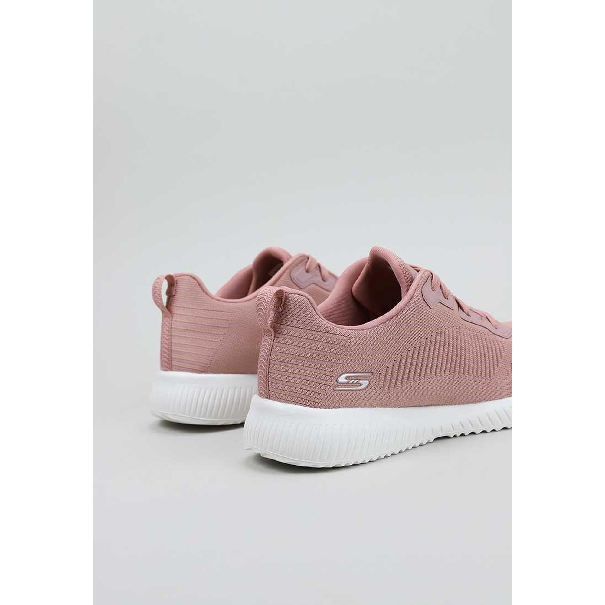 Zapatillas Deportivas Mujer SKECHERS BOBS SQUAD TOUGH TALK Rosa