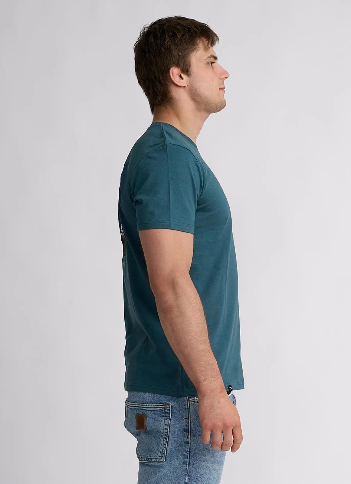 Tricou Ippon Gear Big Print Judo Verde-Albastrui 3/4