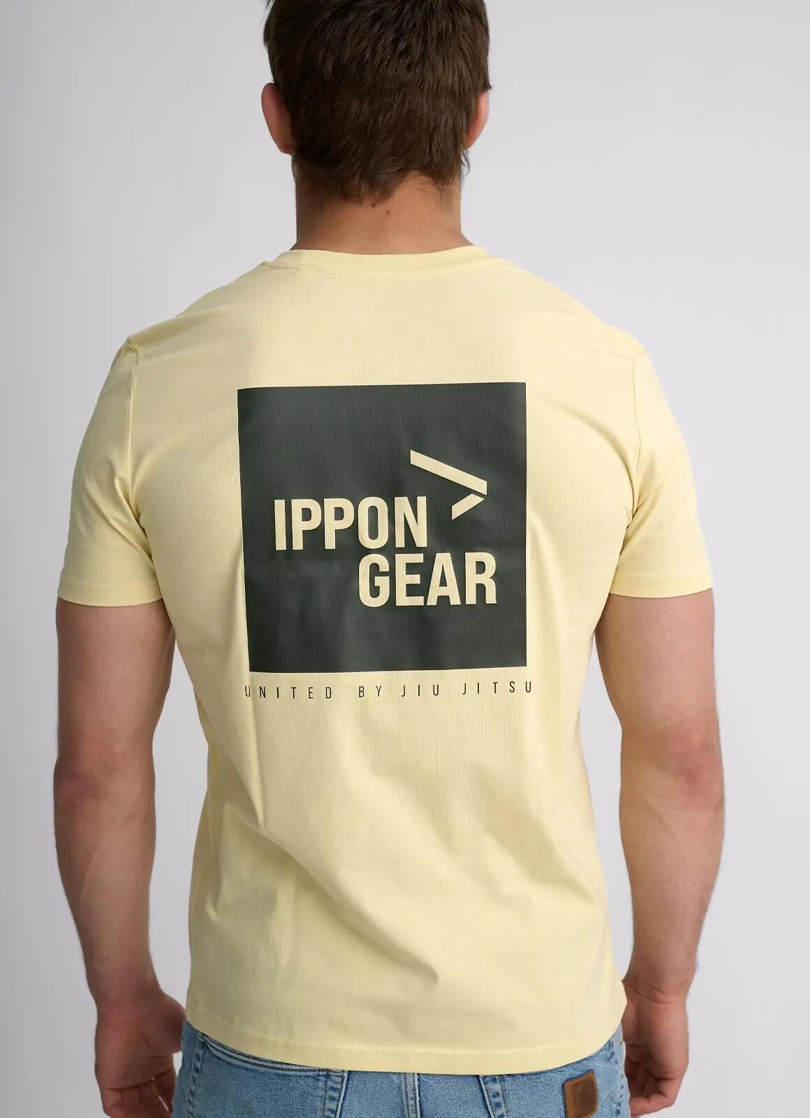 Tricou Ippon Gear Big Print BJJ Galben 4/4
