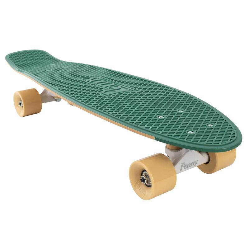 Penny Board 27 Swirl Green Yellow