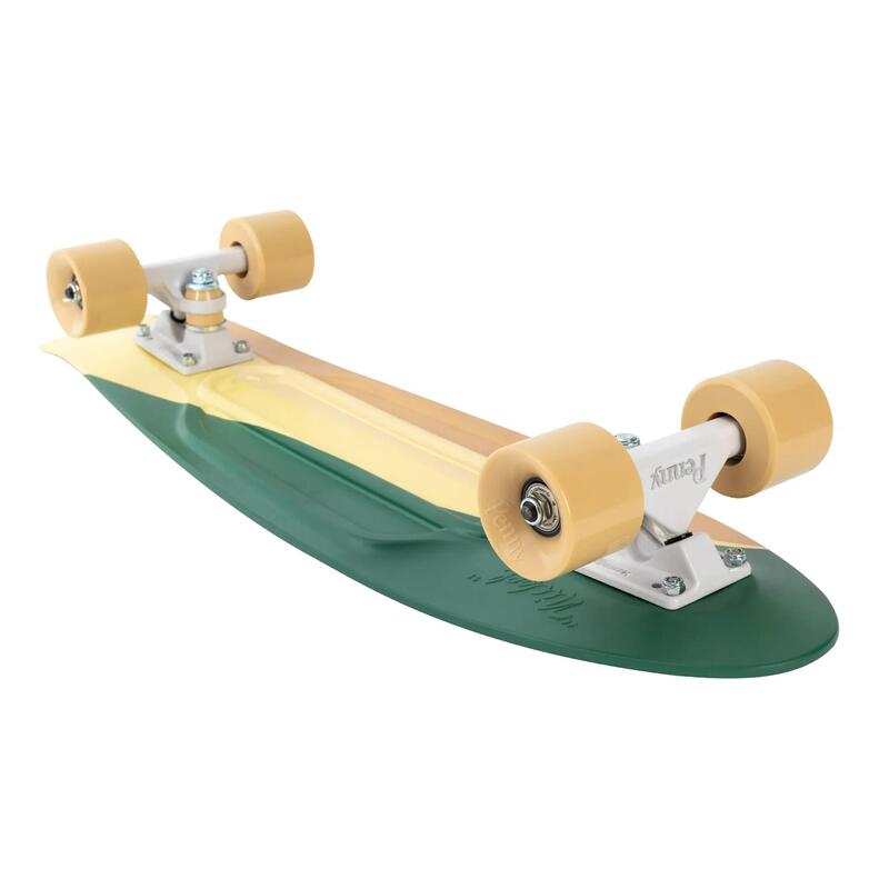 Penny Board 27 Swirl Green Yellow