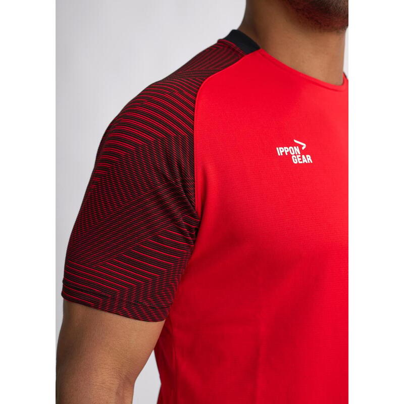 Tricou Ippon Gear Performance Rosu/Negru