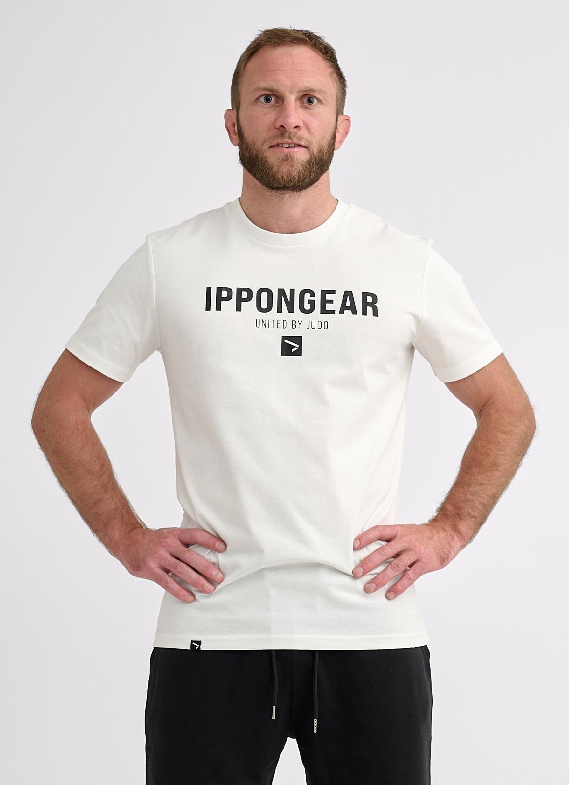 Tricou Ippon Gear Claim Judo Alb