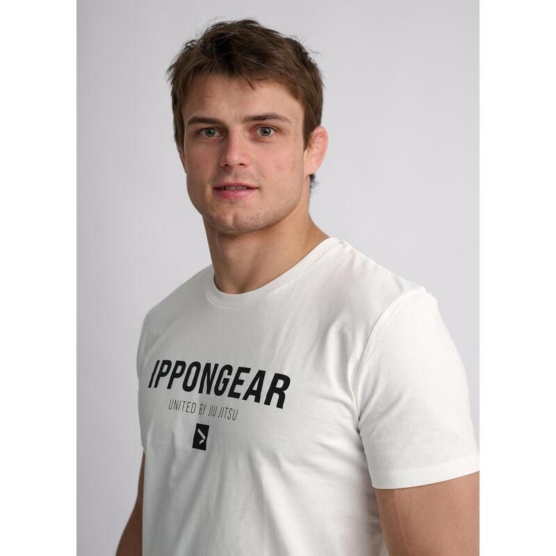 Tricou Ippon Gear Claim BJJ Alb