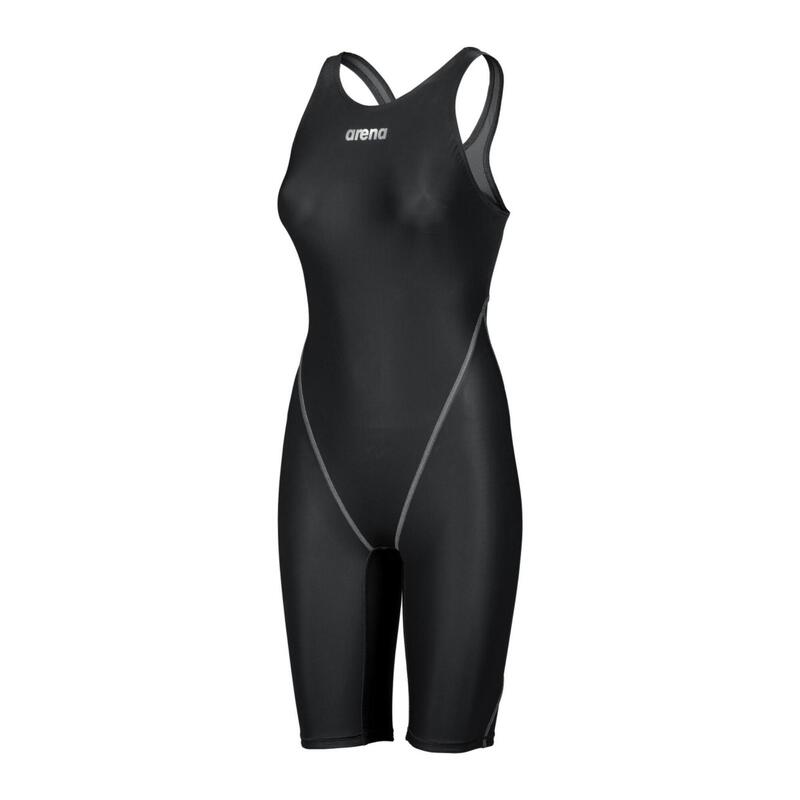 Bañador natación adulto ecológico Arena Powerskin St Next, negro