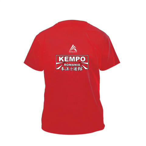 Tricou Bumbac ARMURA Kempo Rosu 2.0 Junior