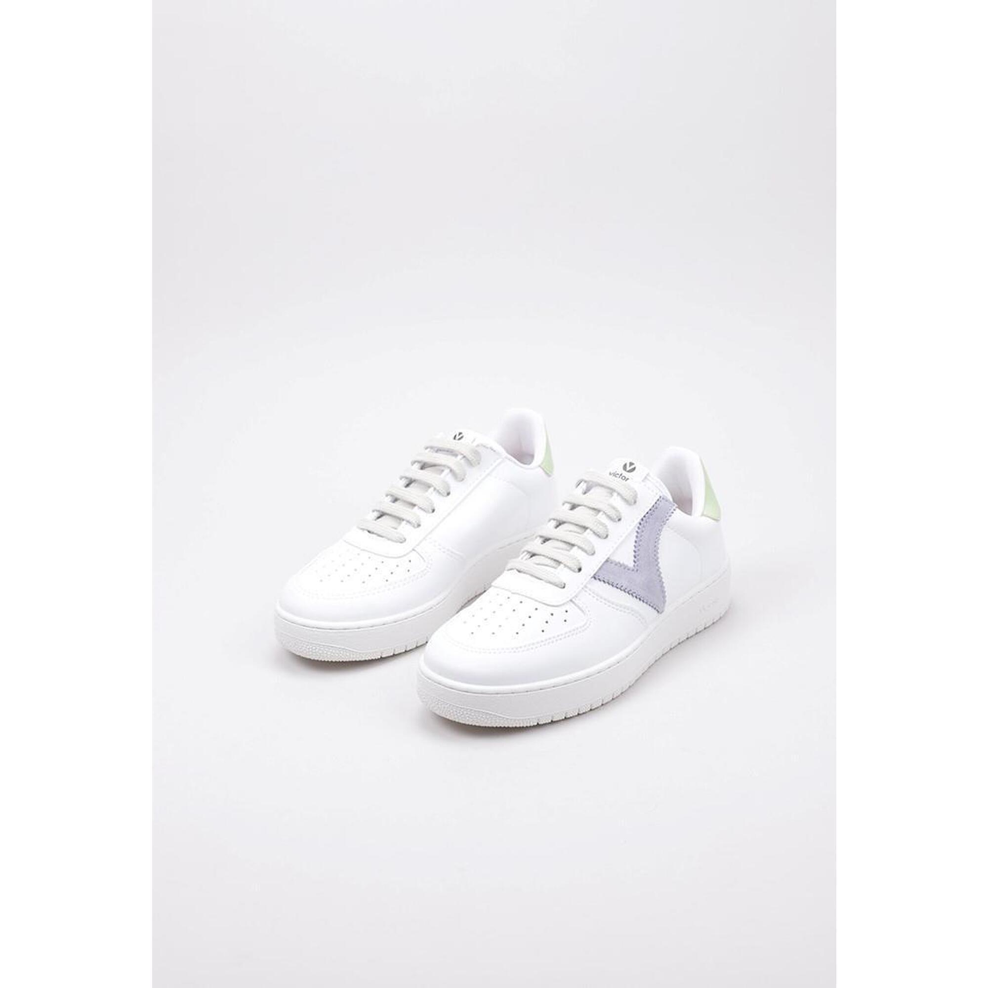 Zapatillas deportivas Mujer VICTORIA MADRID SERRAJE & CONTRASTE  blanco violeta