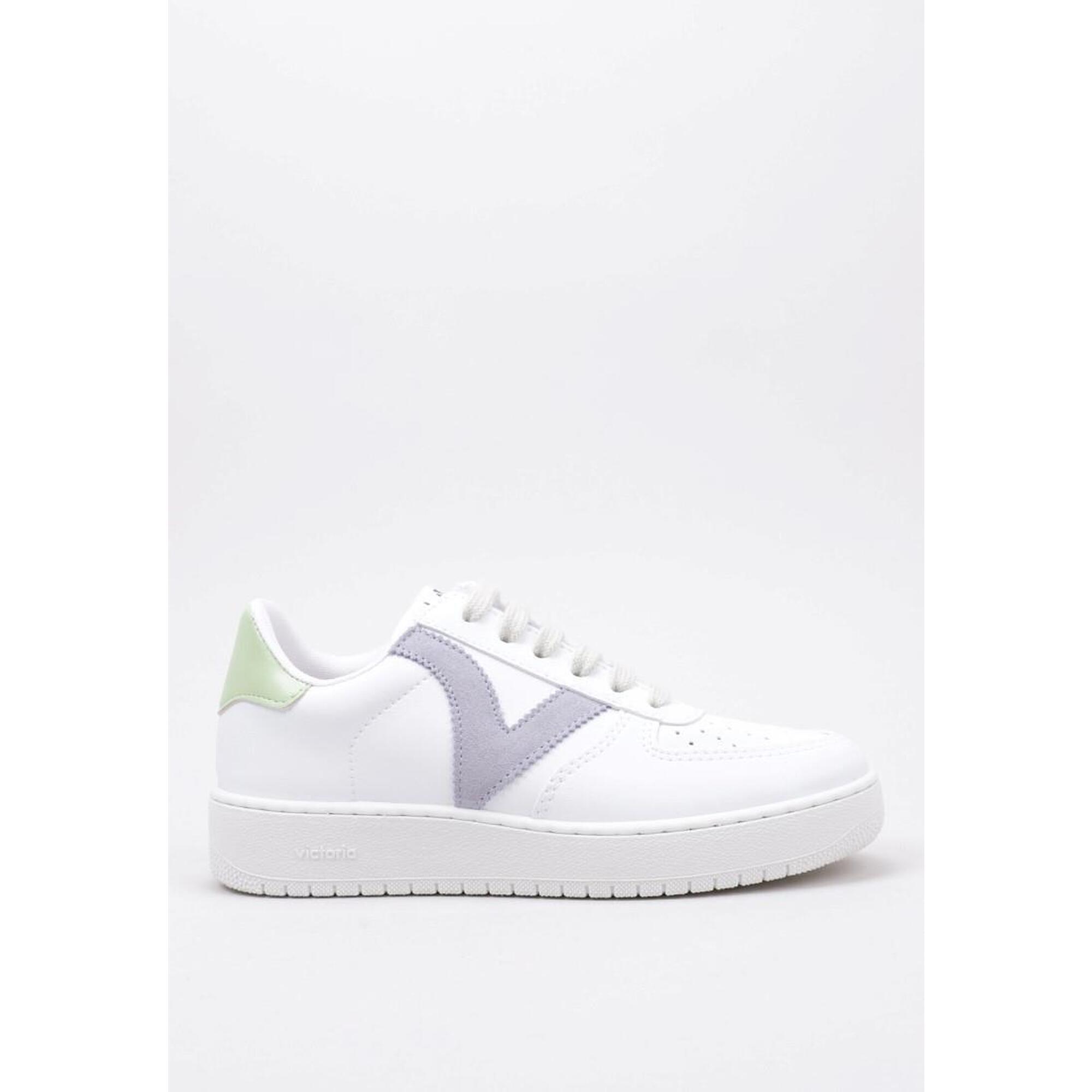 Zapatillas deportivas Mujer VICTORIA MADRID SERRAJE & CONTRASTE  blanco violeta