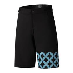 SHIMANO Short imprimé 'SAYAMA', noir/bleu
