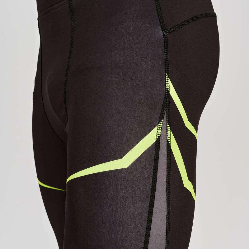 Mallas Leggings Hombre Deportes Combate Leone 1947 REVO FLUO negro