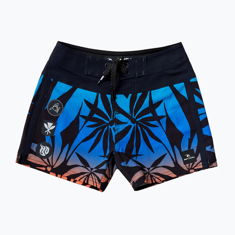 Bermude surf copii Mirage Mason Barrel Killa, negru