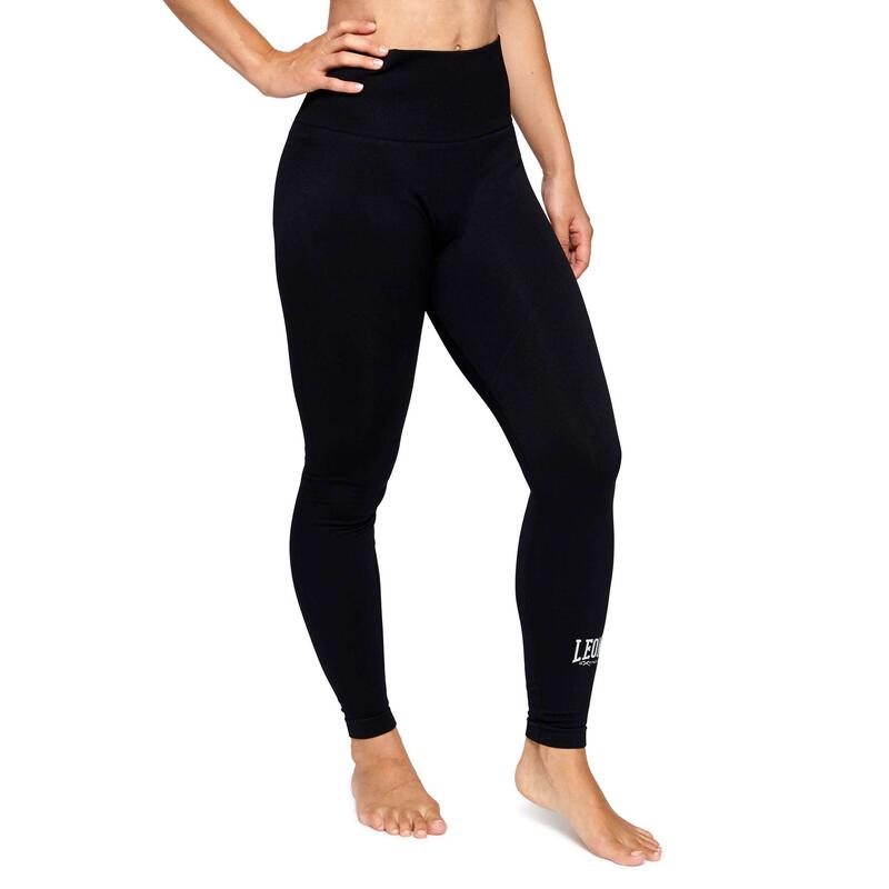 Mallas Leggings Mujer Deportes Combate Leone 1947 LOGO negro