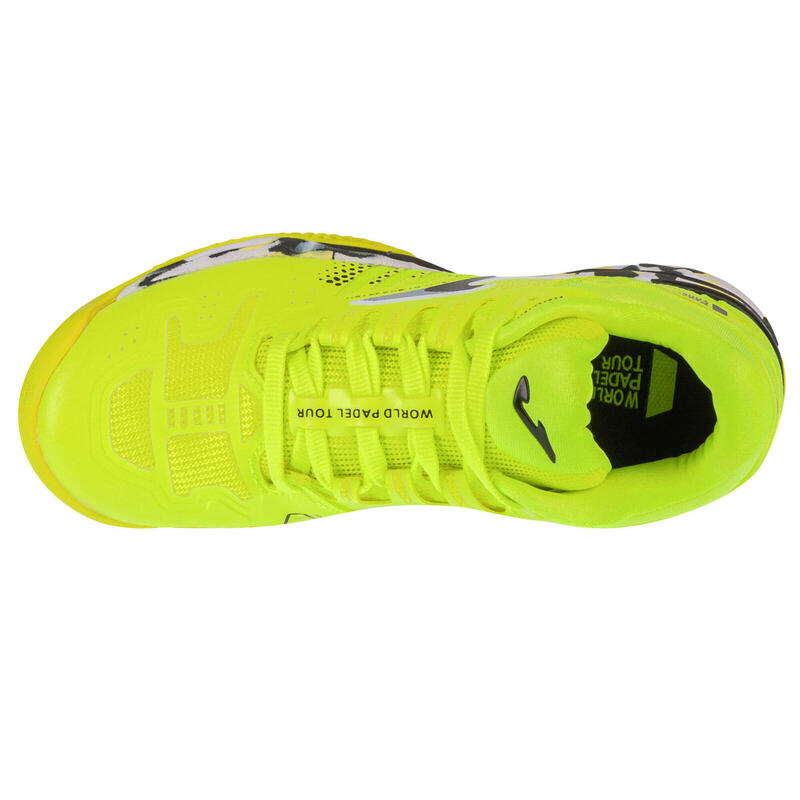 Calçado de Padel Criança JOMA SLAM JR 2309. Amarelho flúor- preto