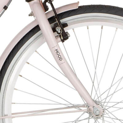Alpina 24 inch voorvork in mood powder pink matt voor fietsen