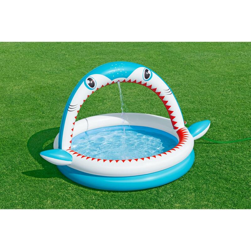 Pataugeoire Dinosaure – Matelas D'eau Gonflable 170×103×65 Cm, Sans Gonflage, PVC Haute Densité, Famille, été