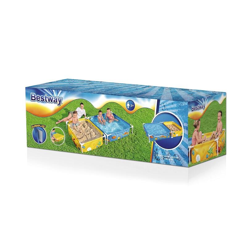 Piscina infantil 213 x 122 x 30,5 cm