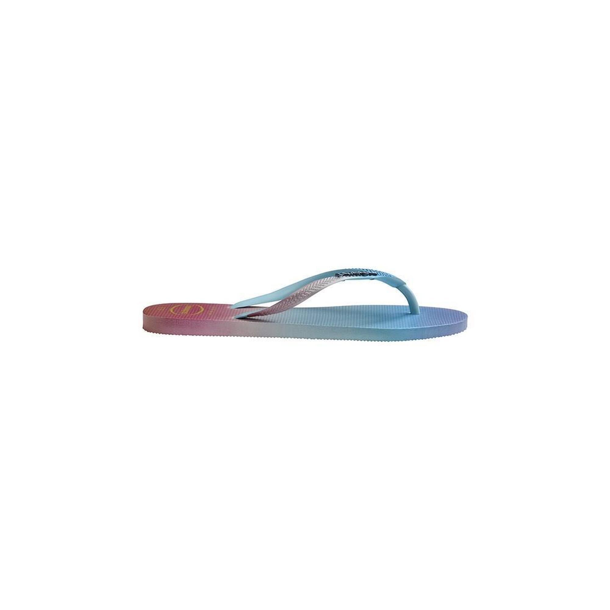 Chanclas de Mujer HAVAIANAS SLIM GRADIENT SUNSET Blanco