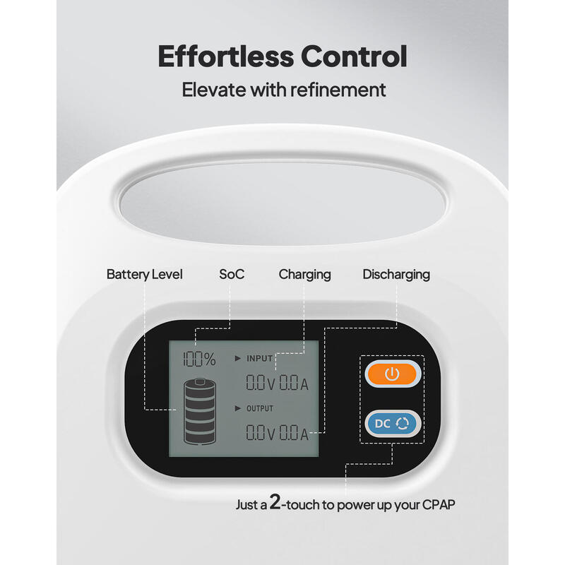 BLUETTI X30 Power Bank 297Wh Batería CPAP para máquina CPAP de emergencia