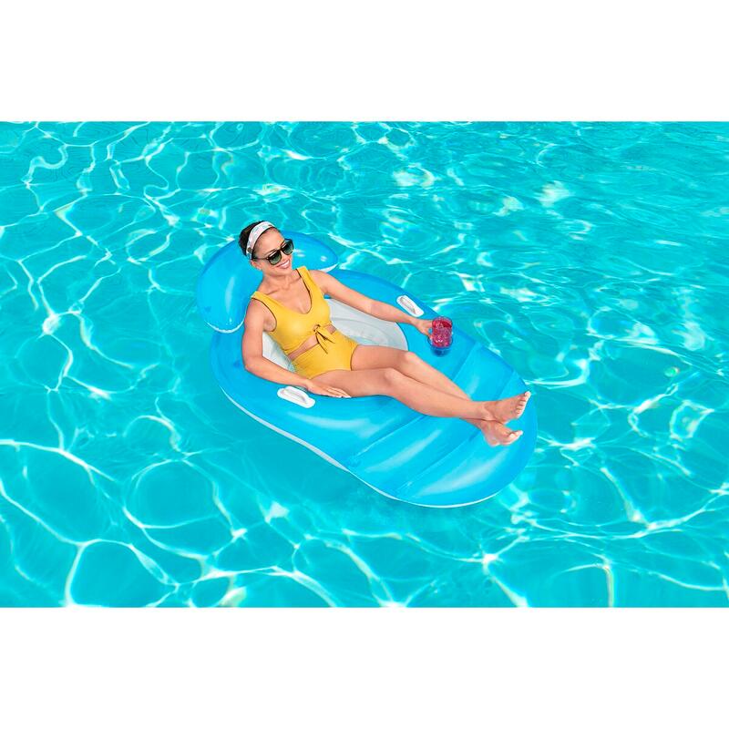 Cadeirão de piscina insuflável Relaxer 153 x 102 cm