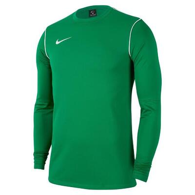 Nike dri-fit park20 t-shirt met lange mouwen voor jongens - wit/zwart xl