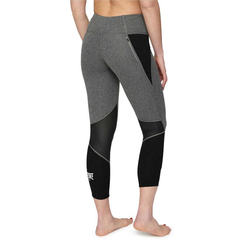 Mallas Leggings Mujer Deportes Combate Leone 1947 MELANGE gris