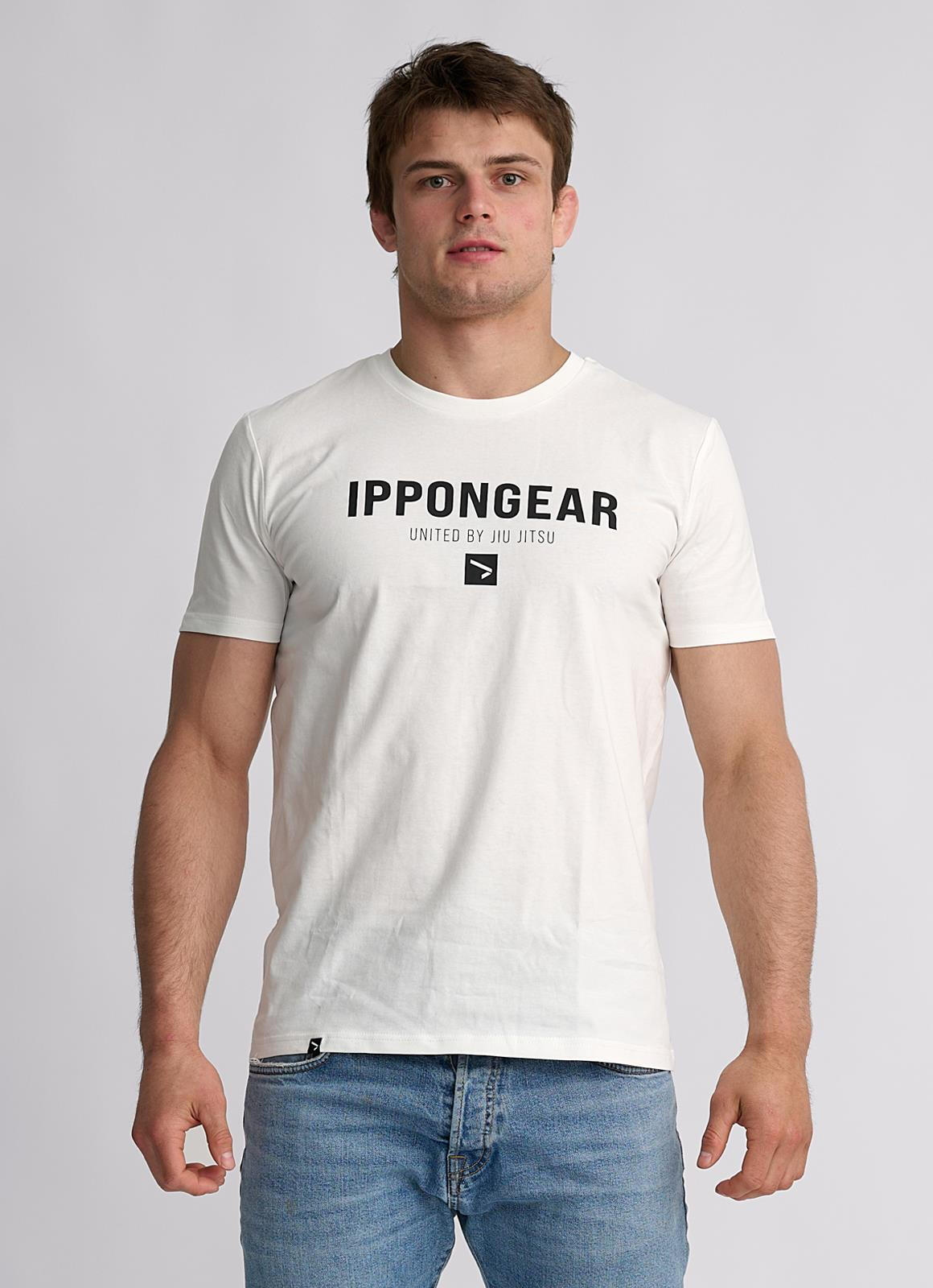 Tricou Ippon Gear Claim BJJ Alb