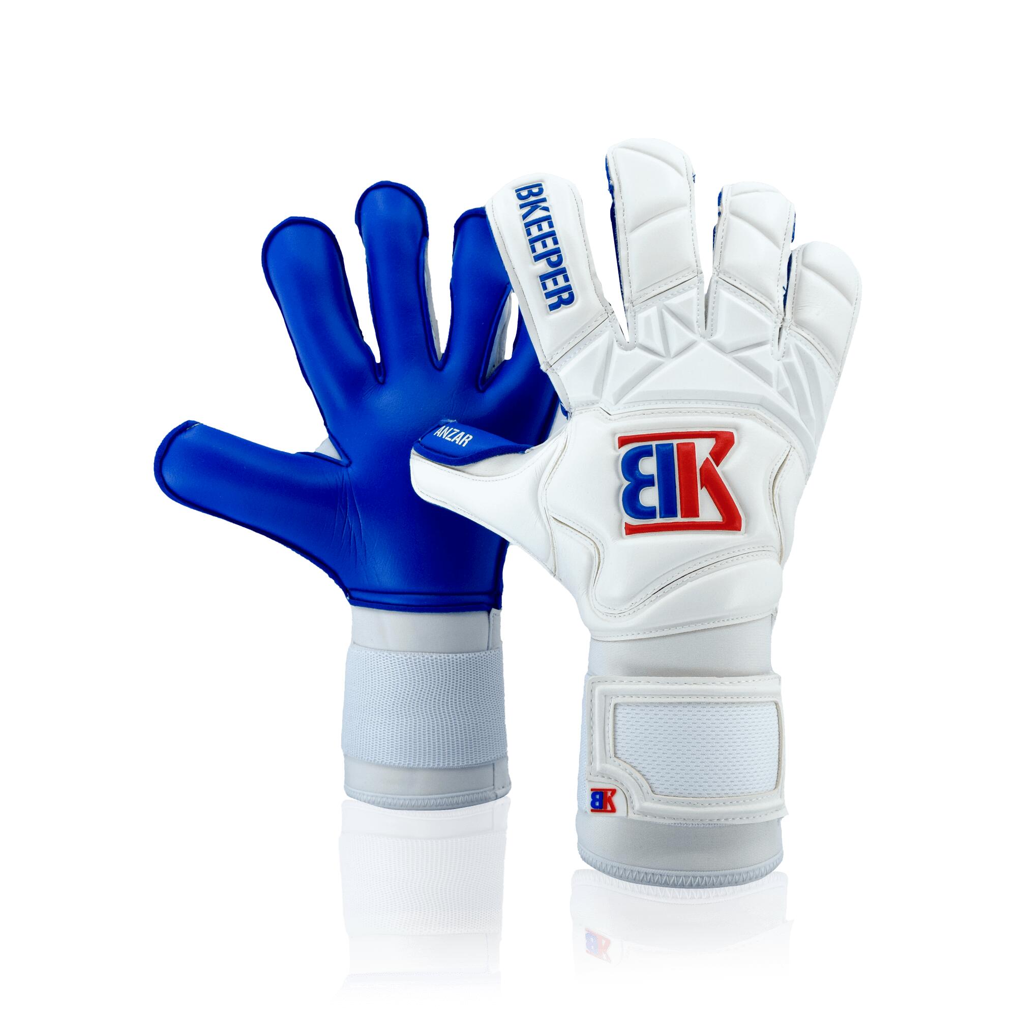 BKEEPER Anzar volwassen voetbal keepershandschoenen wit