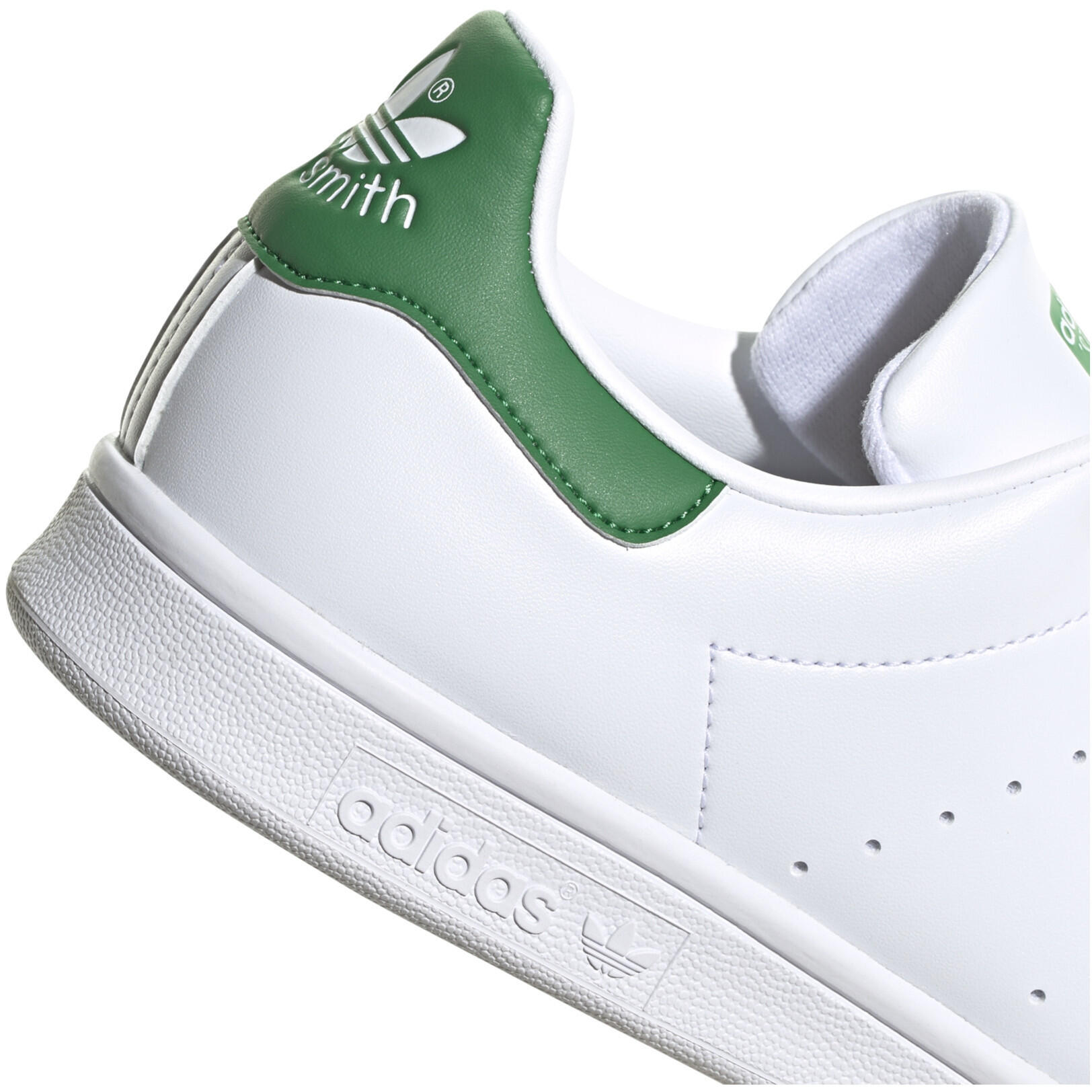 Zapatillas Adidas Original Stan Smith Blancas Y Verdes Adulto 6/7