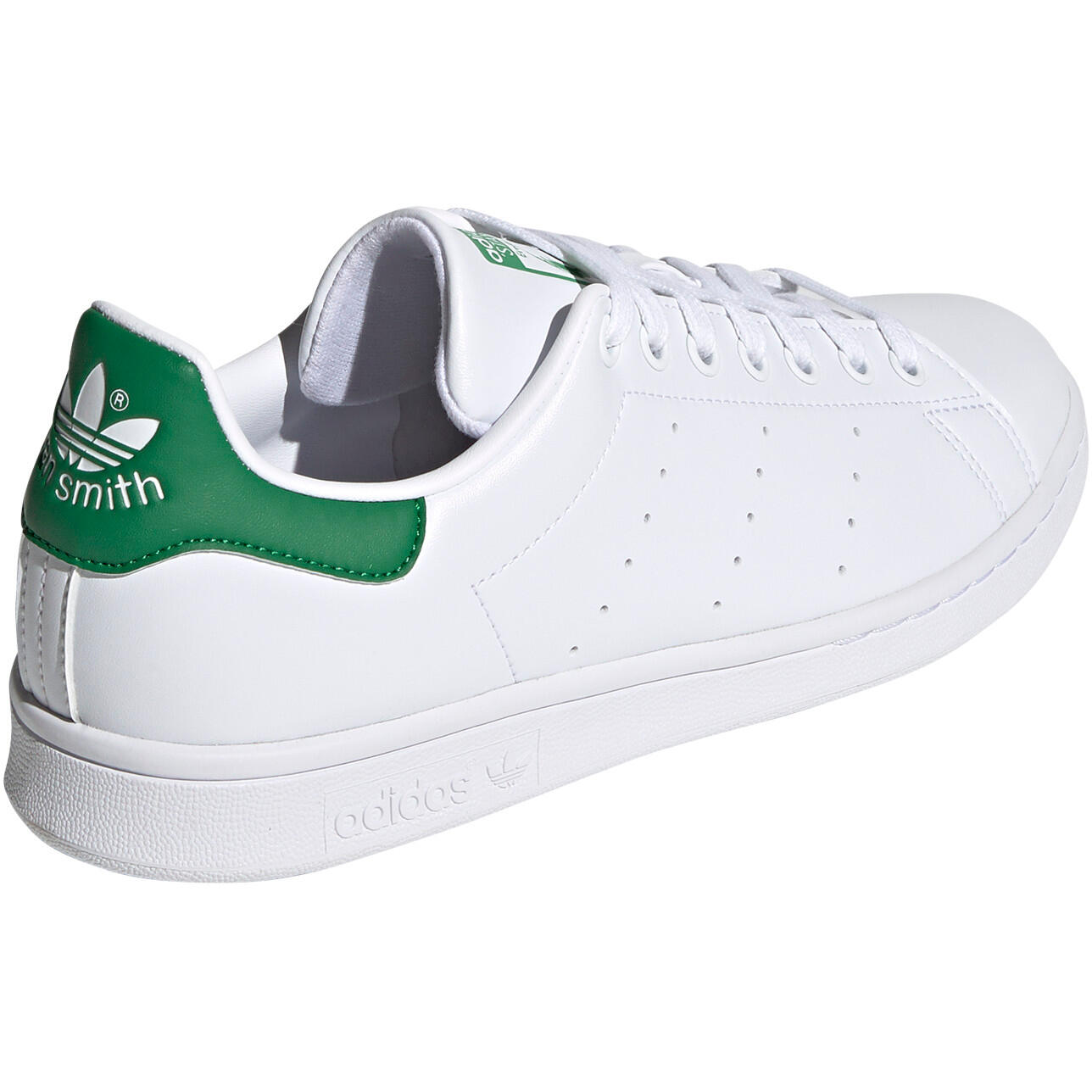 Zapatillas Adidas Original Stan Smith Blancas Y Verdes Adulto 7/7