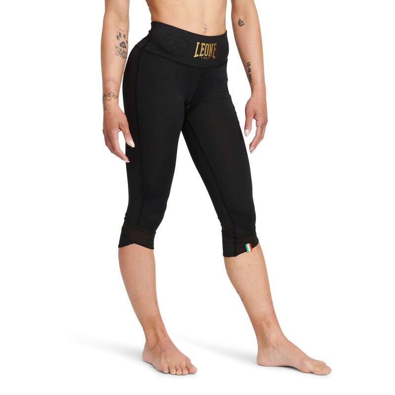 Mallas Leggings Mujer Deportes Combate Leone 1947 Leggins 3 negro