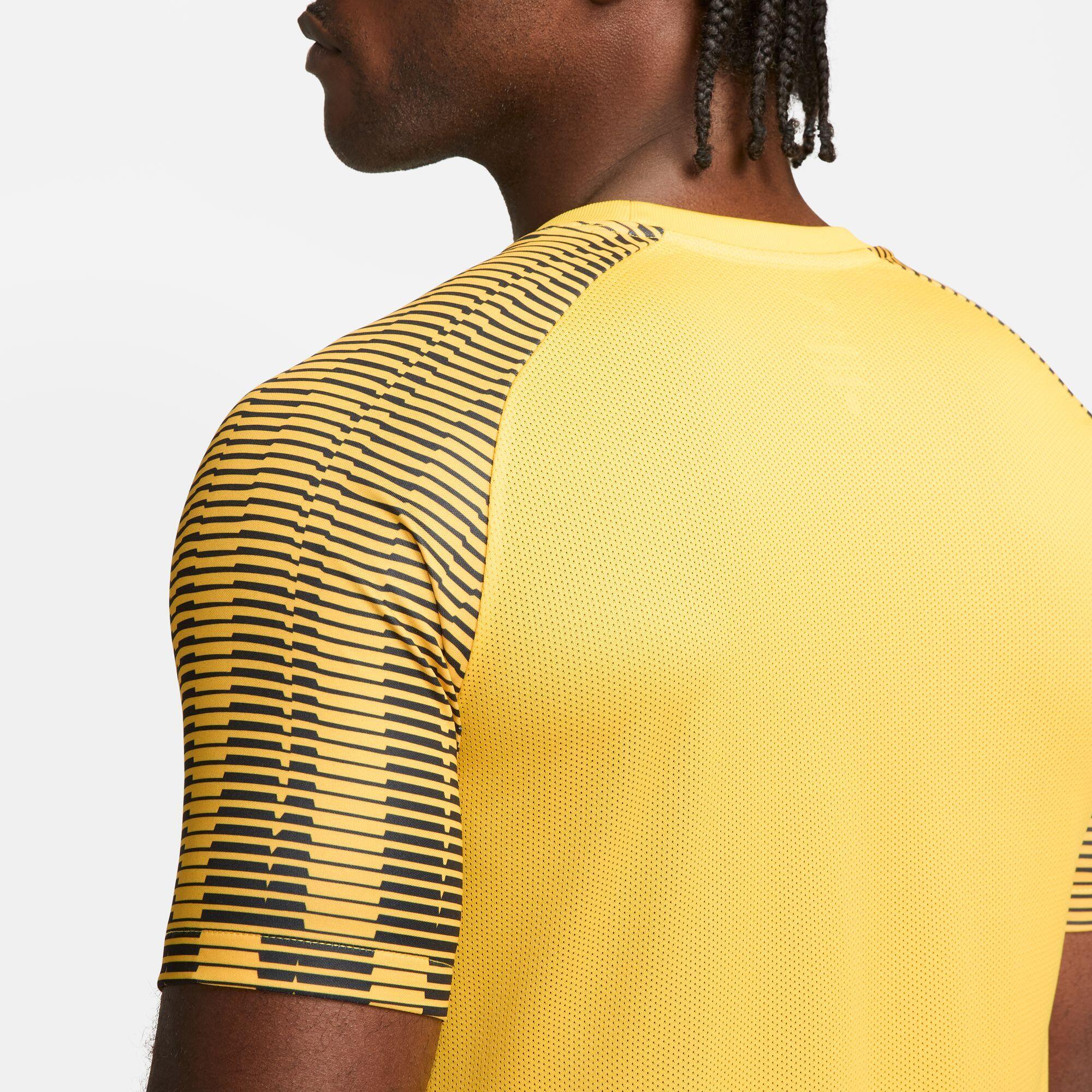 T-shirt da calcio uomo nike giallo 4/5