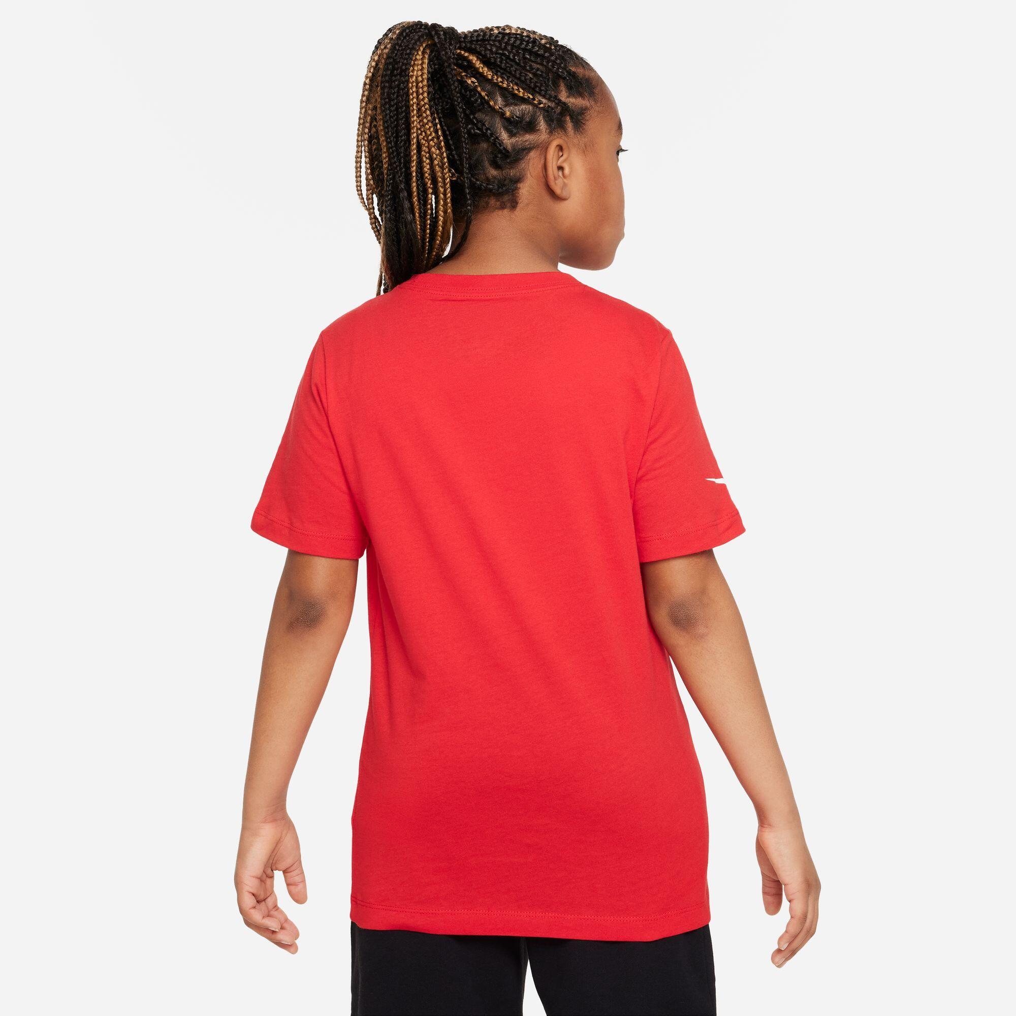 T-shirt junior nike rosso 4/4